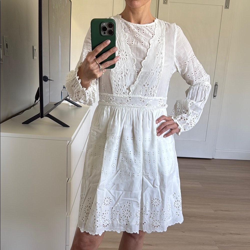 Sea New York Boho White Dress. Size 2. Perfect Condition.